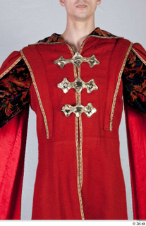  Photos Medieval Knight in cloth suit 3 Medieval clothing Medieval knight red suit upper body 0001.jpg